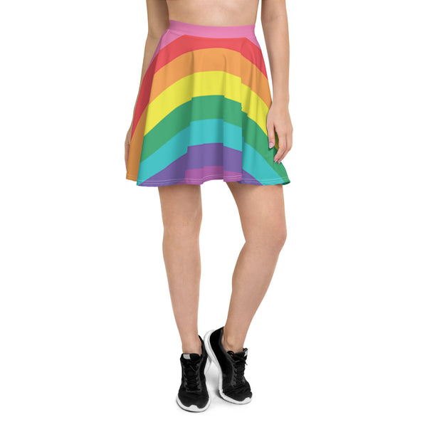 Original Rainbow Flag Skater Skirt