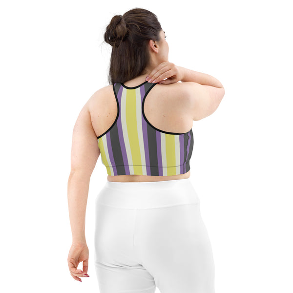 Retro Non-Binary Sports Bra