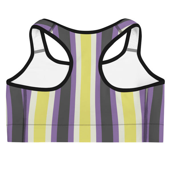 Retro Non-Binary Sports Bra