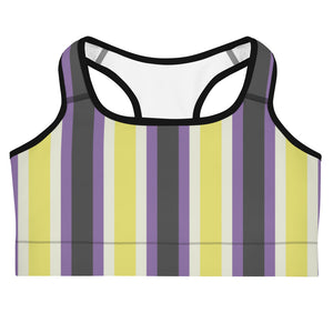 Retro Non-Binary Sports Bra