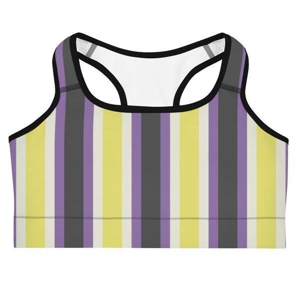 Retro Non-Binary Sports Bra