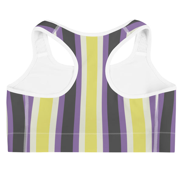 Retro Non-Binary Sports Bra