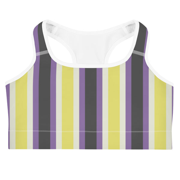Retro Non-Binary Sports Bra