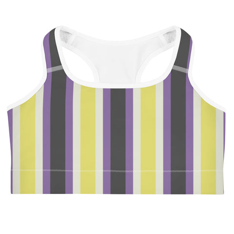 Retro Non-Binary Sports Bra