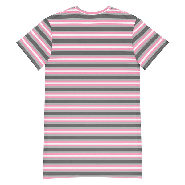 Demigirl Flag T-Shirt Dress
