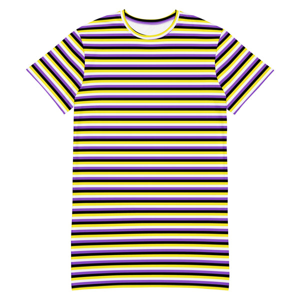 Non-Binary Flag T-Shirt Dress