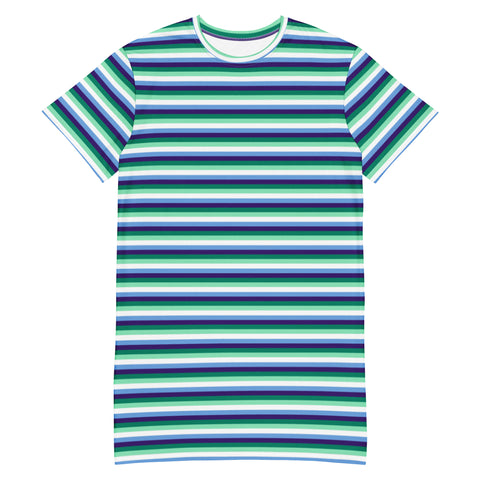 Gay / MLM Flag T-Shirt Dress