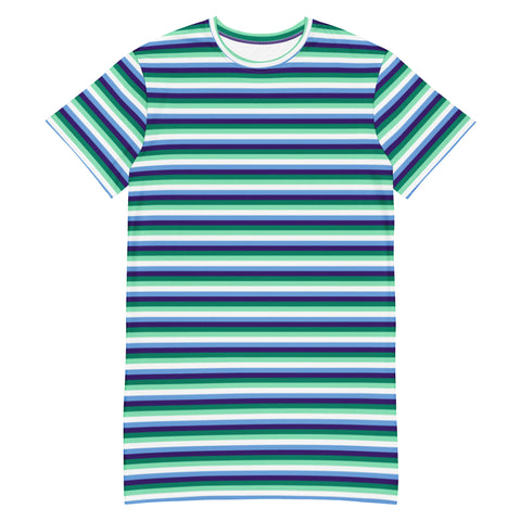 Gay / MLM Flag T-Shirt Dress