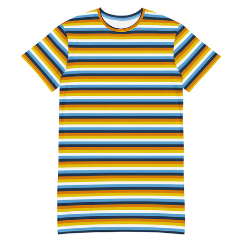 AroAce Flag T-Shirt Dress
