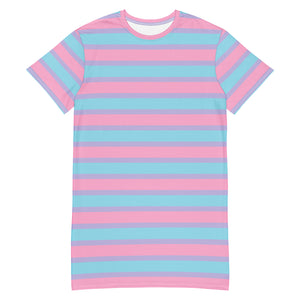 Pastel Bisexual T-Shirt Dress