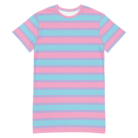 Pastel Bisexual T-Shirt Dress