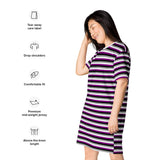 Asexual / Demisexual Flag T-Shirt Dress