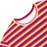 Lesbian Flag T-Shirt Dress