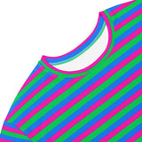 Polysexual Flag T-Shirt Dress