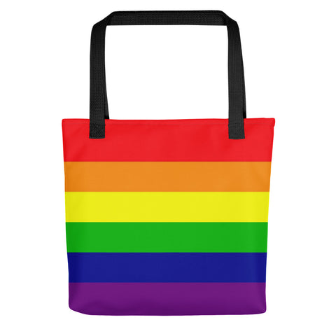 Rainbow Flag Tote Bag