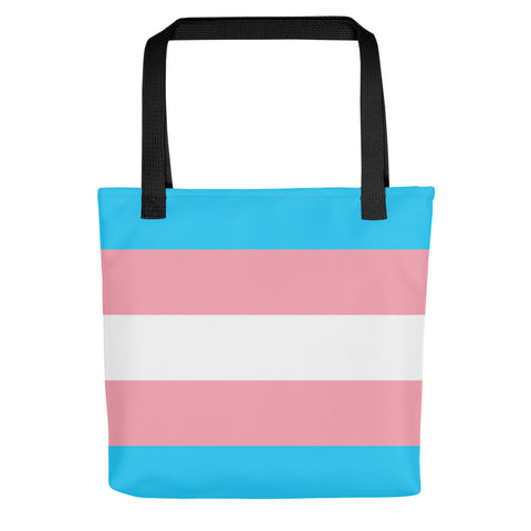 Transgender Flag Tote Bag