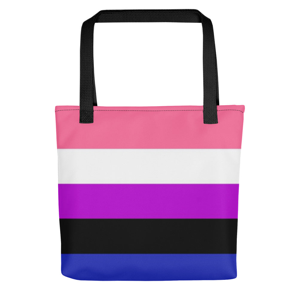 Genderfluid Flag Tote Bag
