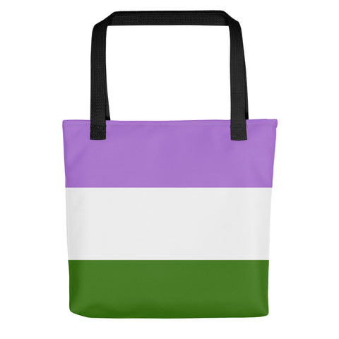 Genderqueer Flag Tote Bag