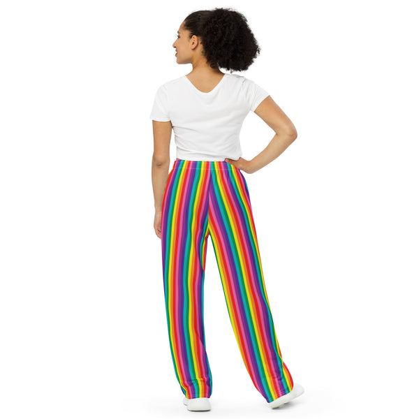Original Rainbow Pride Flag Wide-Leg Pants