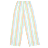 Unlabeled Pride Flag Wide-Leg Pants