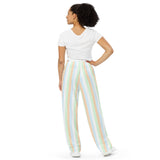 Unlabeled Pride Flag Wide-Leg Pants