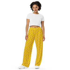 Intersex Pride Flag Wide-Leg Pants