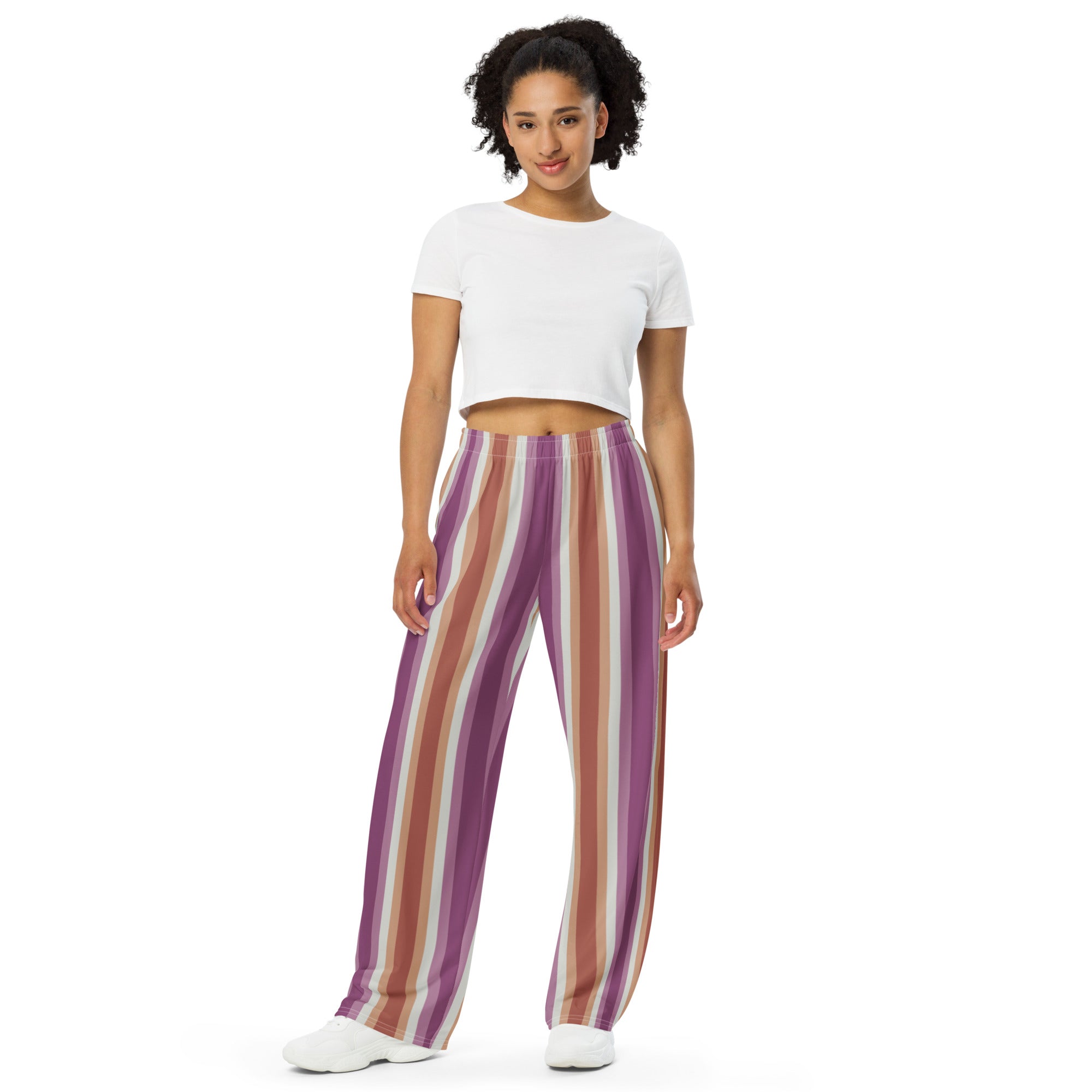 Retro Lesbian Wide-Leg Pants