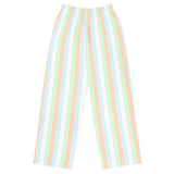 Unlabeled Pride Flag Wide-Leg Pants