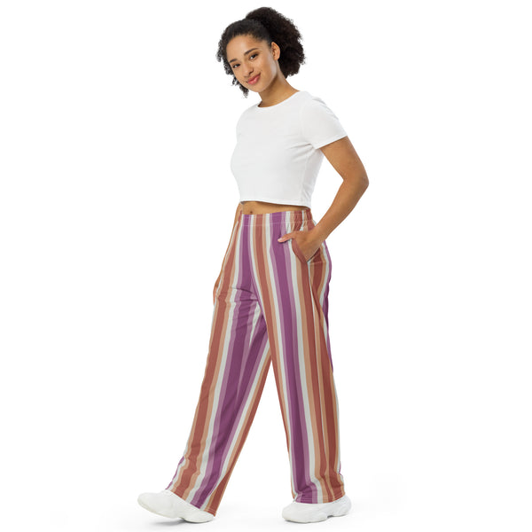 Retro Lesbian Wide-Leg Pants