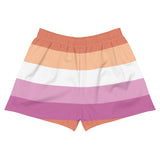 Lesbian Flag Athletic Shorts