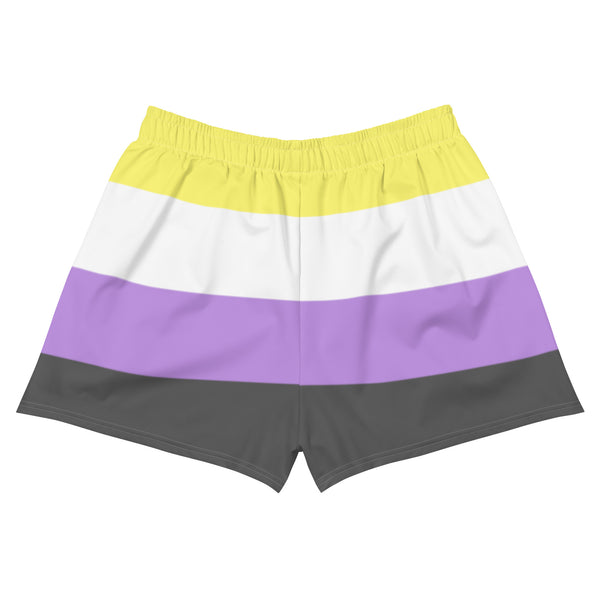 Non-Binary Flag Athletic Shorts