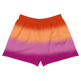Lesbian Blurred Flag Athletic Shorts