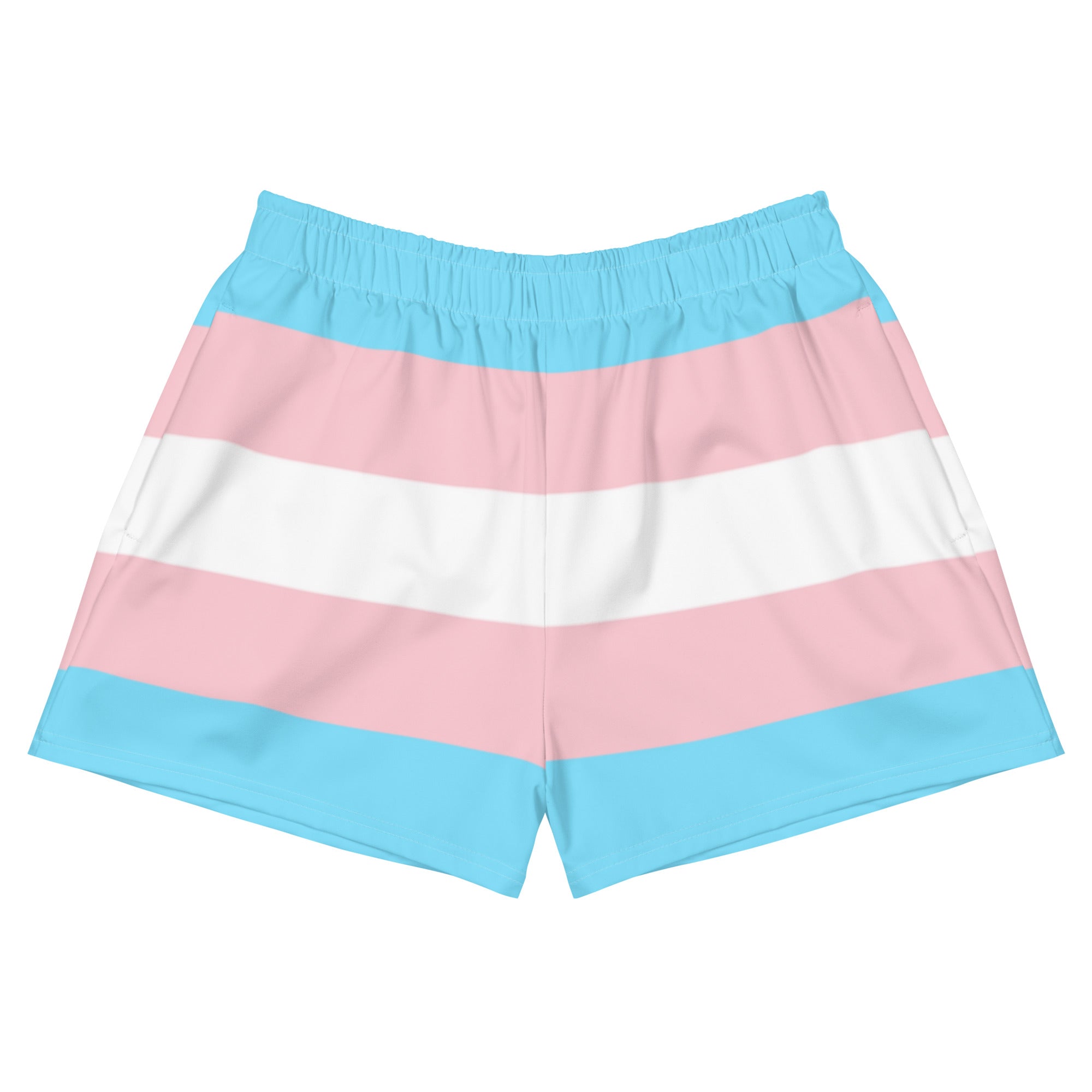 Transgender Flag Athletic Shorts