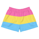 Pansexual / Panromantic Flag Athletic Shorts
