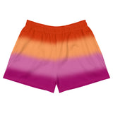 Lesbian Blurred Flag Athletic Shorts