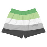 Aromantic / Demiromantic Flag Athletic Shorts