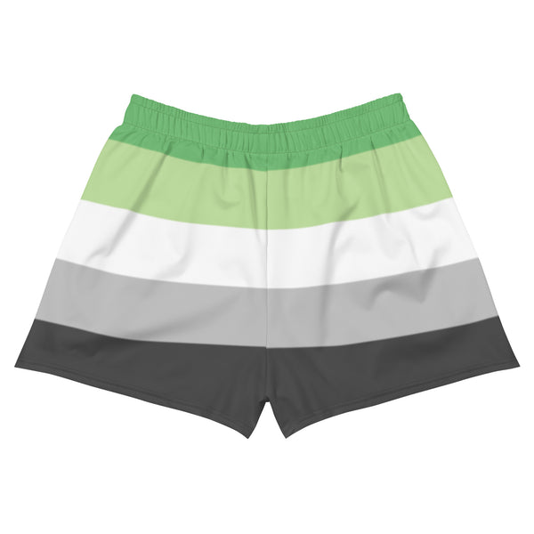 Aromantic Flag Athletic Shorts