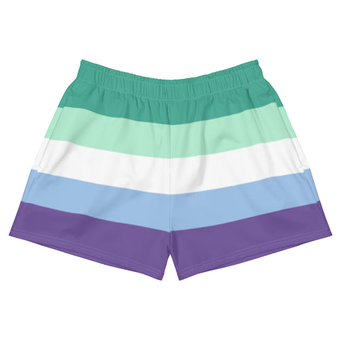 Gay / MLM Flag Athletic Shorts