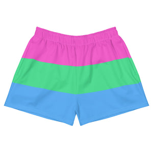Polysexual Flag Athletic Shorts