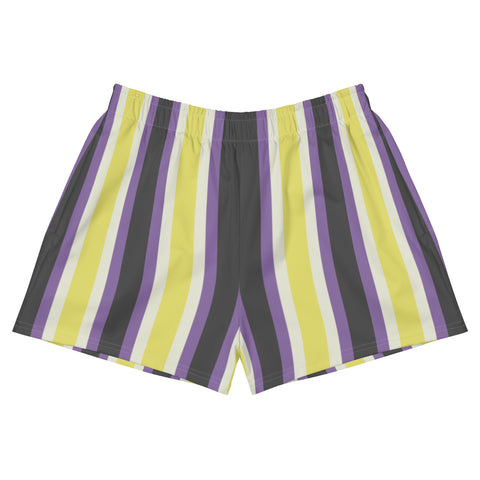 Retro Non-Binary Athletic Shorts