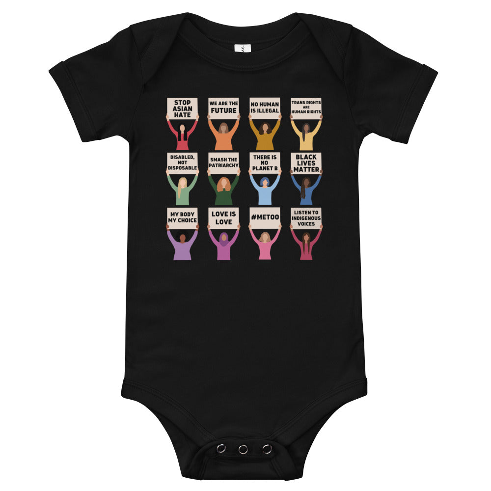 Global Protesting Women Baby Onesie