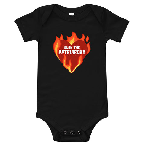 Burn the Patriarchy Baby Onesie