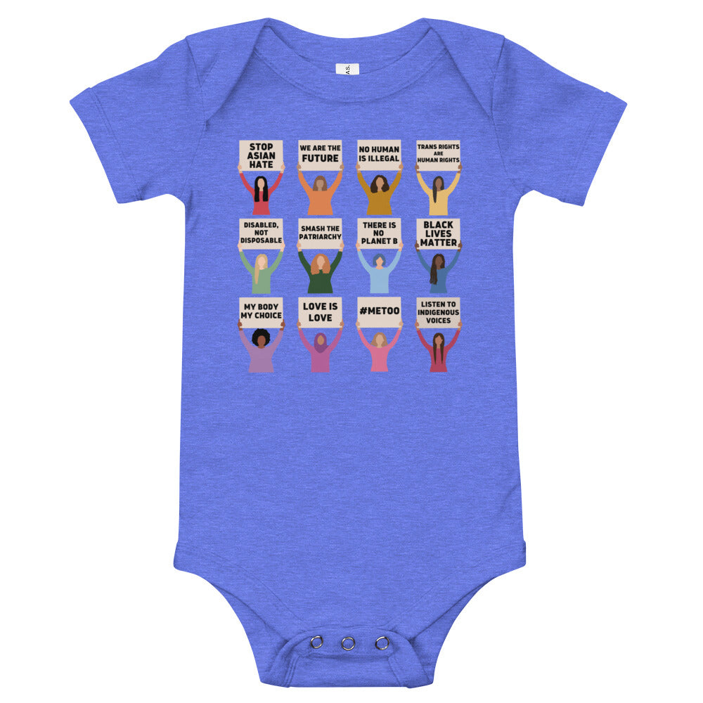 Global Protesting Women Baby Onesie