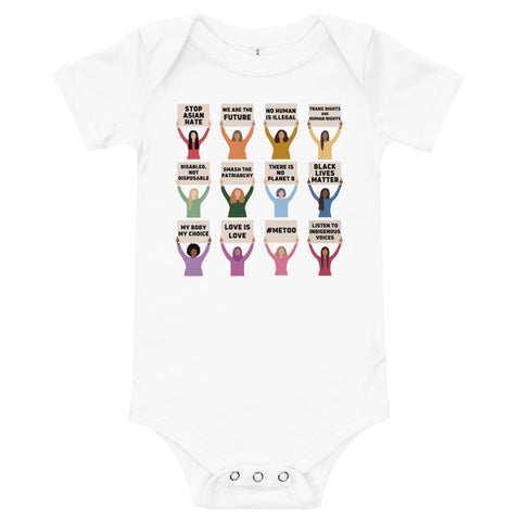 Global Protesting Women Baby Onesie