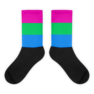 Polysexual Flag Socks