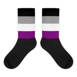 Asexual / Demisexual Flag Socks