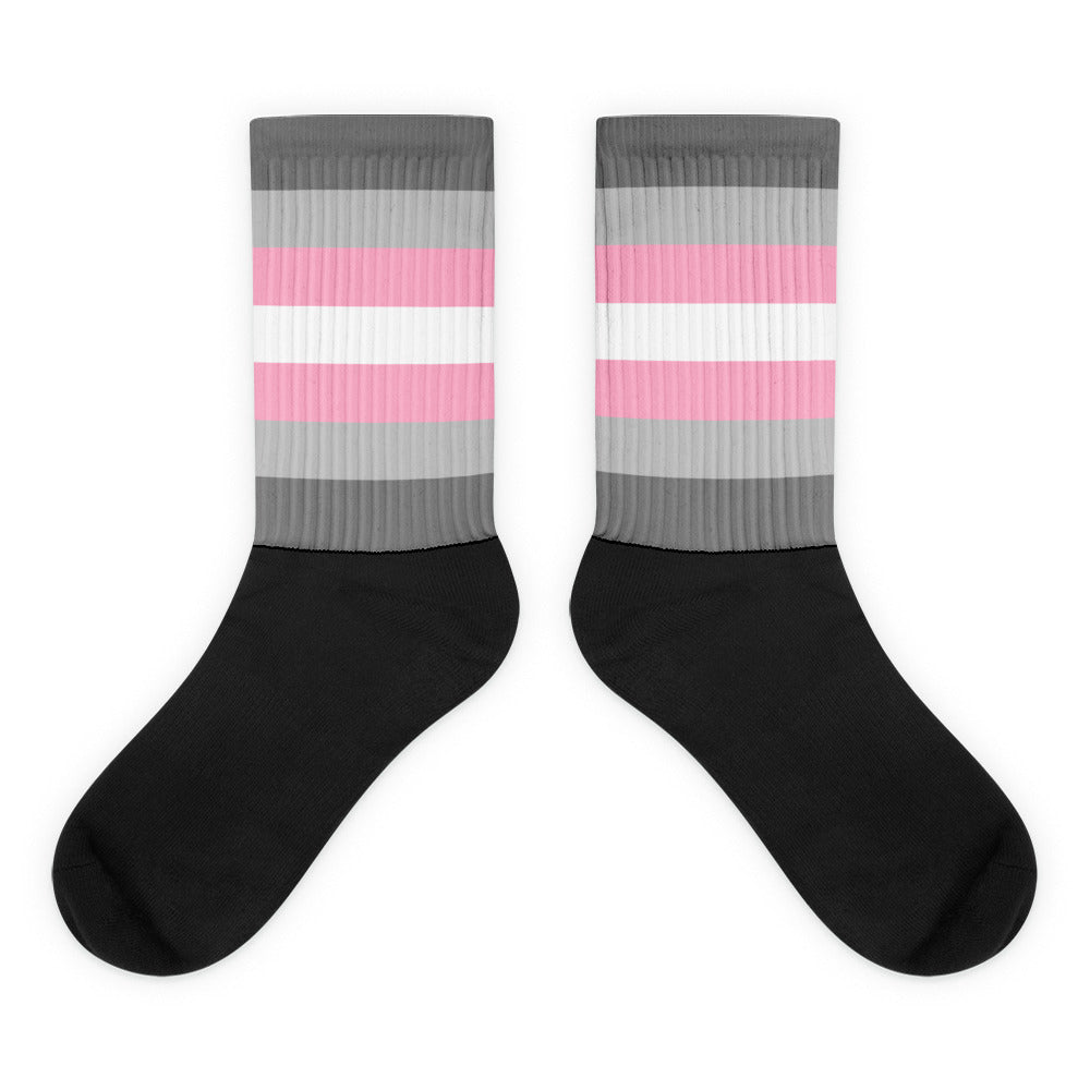 Demigirl Flag Socks