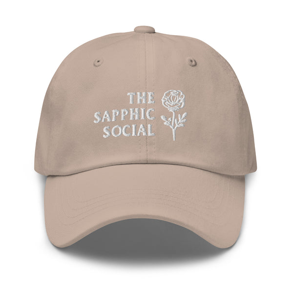 The Sapphic Social Rose Baseball Hat