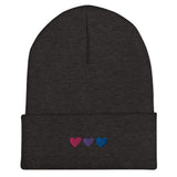 Bisexual Pride Hearts Beanie
