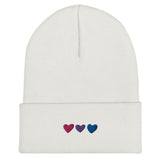 Bisexual Pride Hearts Beanie